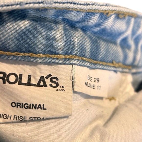 ROLLA's Original High Rise Straight- Size 29 - Picture 10 of 13